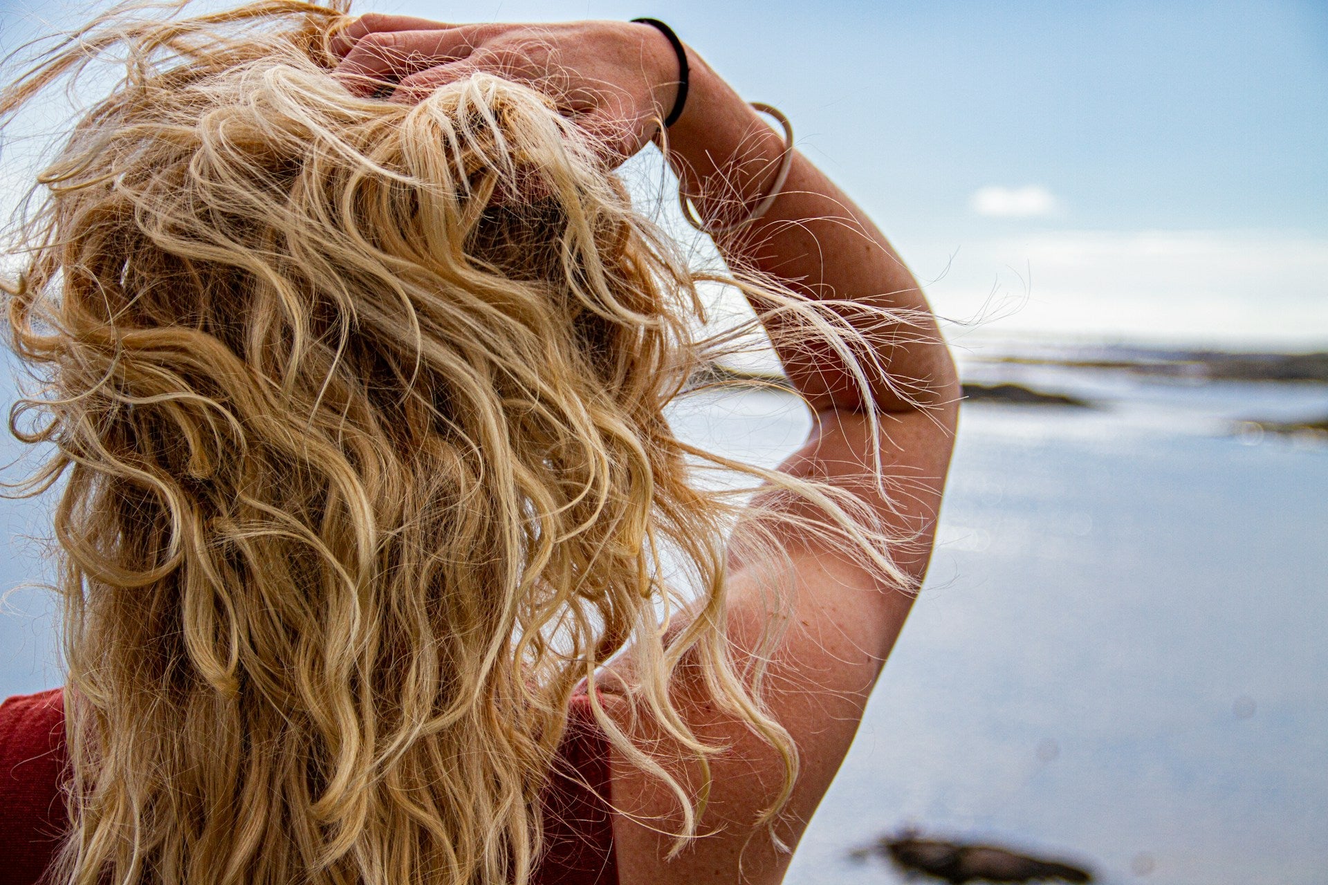 blond hair