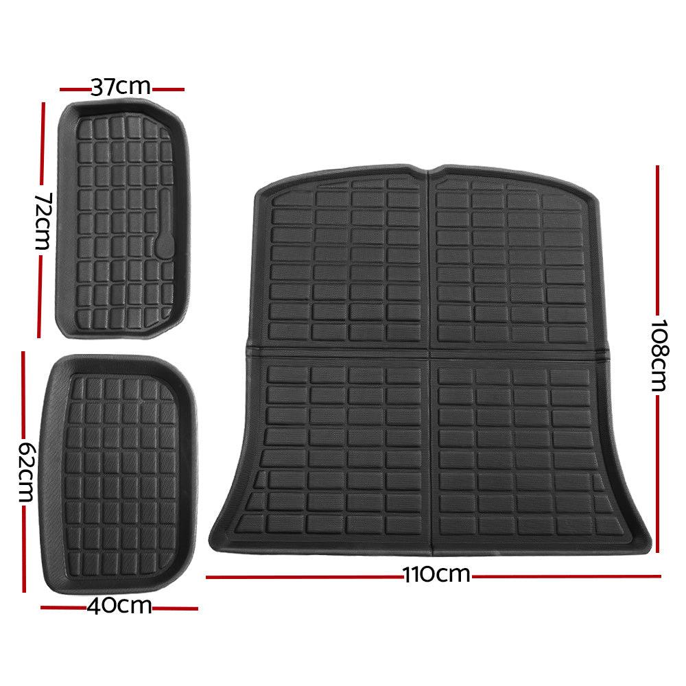 3PCS Universal Rubber Car Floor Mats All Weather Protection - China Car Mats,  Anti-Slip Mat