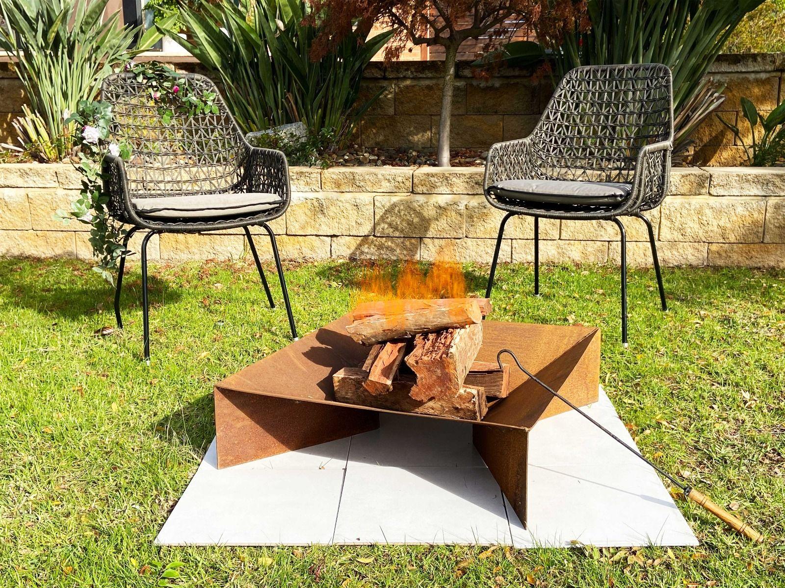 Firepit with Ash Tray with 0.11 Mild Steel